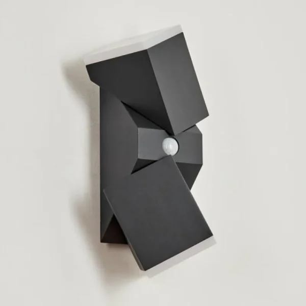 hofstein Applique murale d'extérieur Toogong LED Anthracite, 2 lumières, Détecteur de mouvement* Lampes Modernes