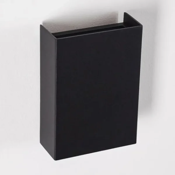 hofstein Applique murale d'extérieur Benin LED Noir, 2 lumières* Lampes Modernes