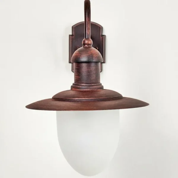 hofstein Applique murale d'extérieur Lucide ARUBA Brun, Rouille, 1 lumière* Lampes Modernes