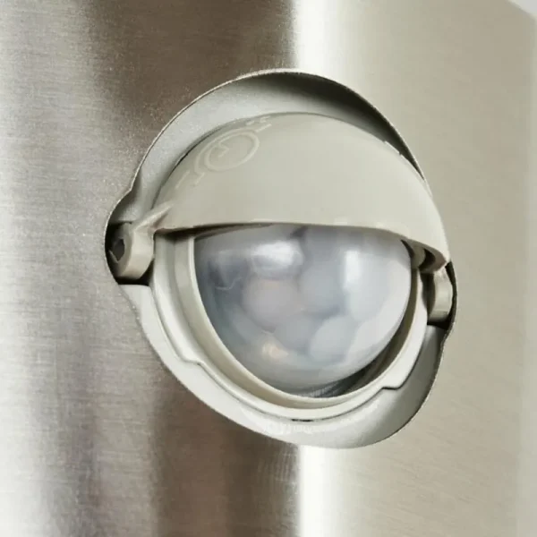 hofstein Applique murale d'extérieur Visnum Nickel mat, Blanc, 1 lumière, Détecteur de mouvement* Lampes Modernes