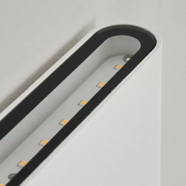 hofstein Applique murale d'extérieur Tammisaari LED Transparent, Blanc, 1 lumière* Lampes Modernes