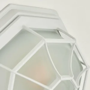 hofstein Applique murale d'extérieur Ibacache Blanc, 1 lumière* Lampes Modernes