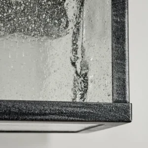 hofstein Applique murale d'extérieur Tieva Noir, Argenté, 1 lumière, Détecteur de mouvement* Lampes Modernes
