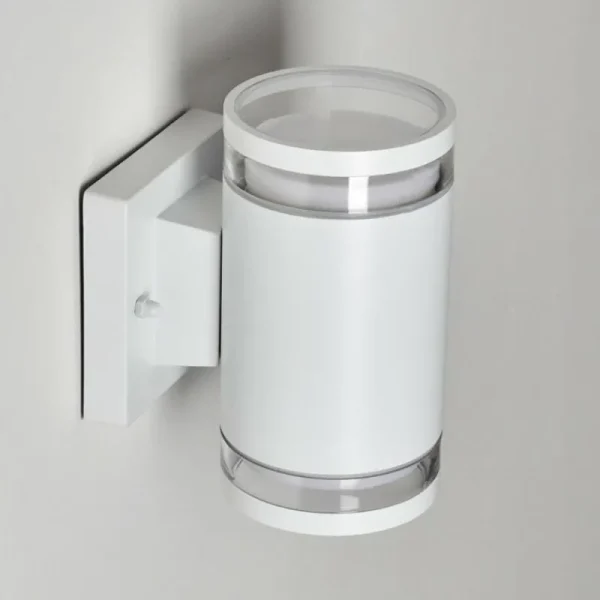 hofstein Applique murale d'extérieur Macoupin Blanc, 2 lumières* Lampes Modernes