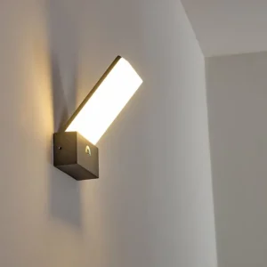 hofstein Applique murale d'extérieur Heraklion LED Anthracite, 1 lumière* Lampes Modernes