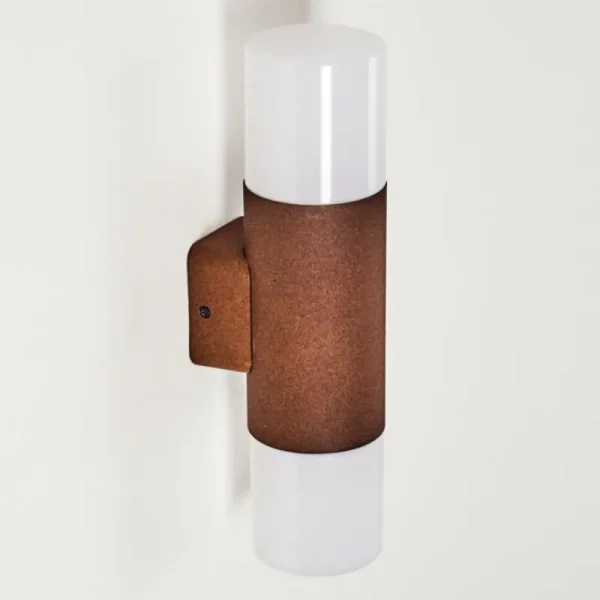 hofstein Applique murale d'extérieur Buhrkall Rouille, 2 lumières* Lampes Modernes