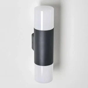 hofstein Applique murale d'extérieur Schafhaus Anthracite, 2 lumières* Lampes Modernes