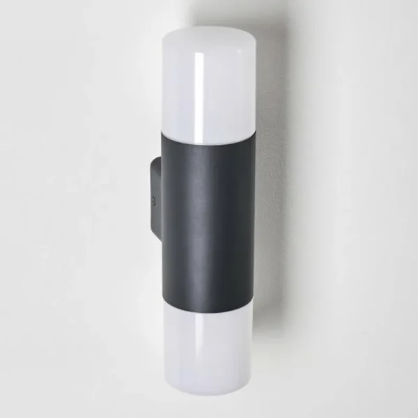 hofstein Applique murale d'extérieur Schafhaus Anthracite, 2 lumières* Lampes Modernes