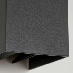 hofstein Applique murale d'extérieur Hoods LED Anthracite, 2 lumières* Lampes En Verre