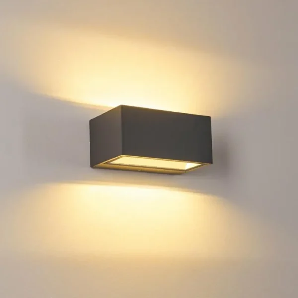 hofstein Applique murale d'extérieur Spidern LED Anthracite, 1 lumière* Lampes Modernes