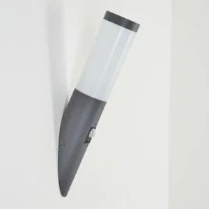 hofstein Applique murale d'extérieur Sessa Anthracite, 1 lumière, Détecteur de mouvement* Lampes Modernes