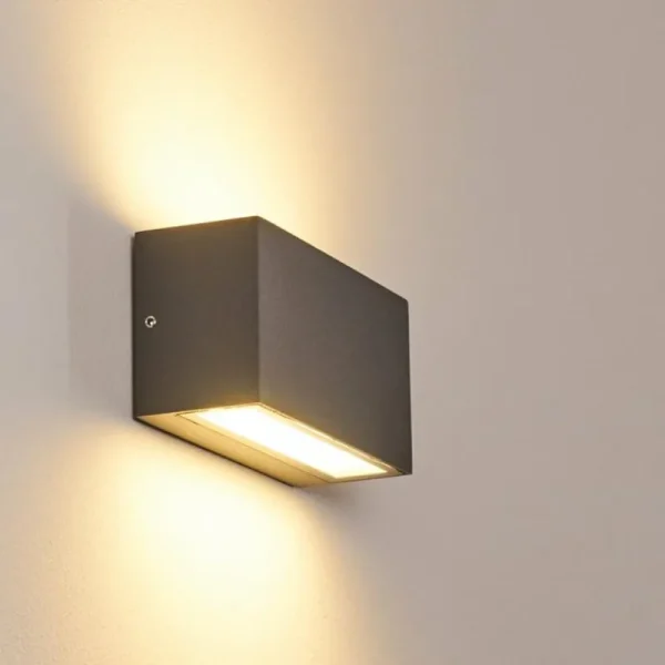 hofstein Applique murale d'extérieur Duluth LED Anthracite, 1 lumière* Lampes Modernes