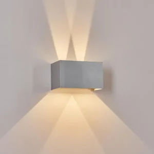 hofstein Applique murale d'extérieur Tamarin LED Gris, 1 lumière* Lampes Modernes