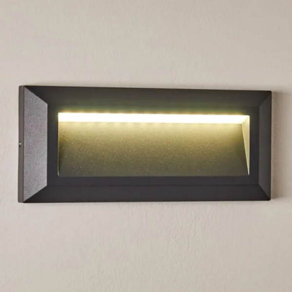 hofstein Applique murale d'extérieur Alkmaar LED Anthracite, 1 lumière* Lampes Modernes