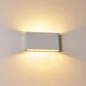 hofstein Applique murale d'extérieur Tinglev LED Blanc, 2 lumières* Lampes Modernes