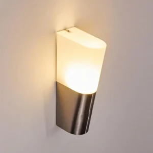 hofstein Applique murale d'extérieur Busalla LED Nickel mat, 1 lumière* Lampes Modernes