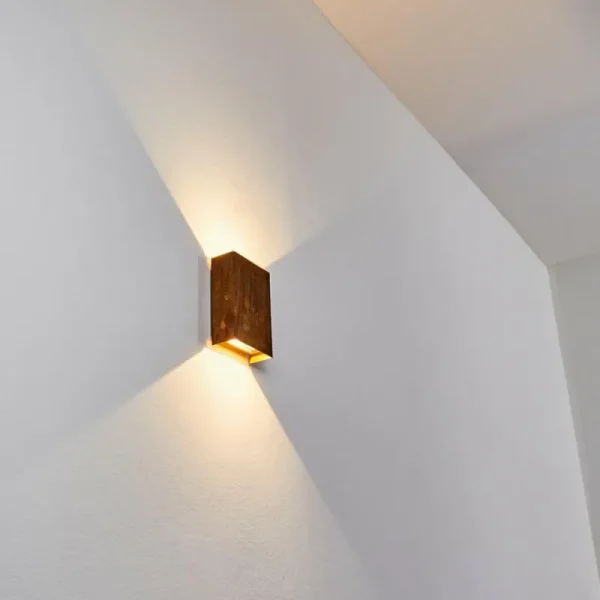 hofstein Applique murale d'extérieur Benin LED Rouille, 1 lumière* Lampes Modernes