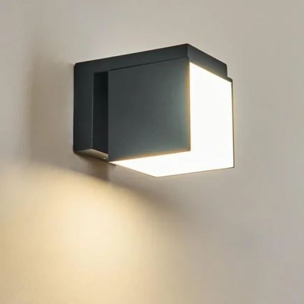 hofstein Applique murale d'extérieur Swanek LED Anthracite, 1 lumière* Lampes Modernes