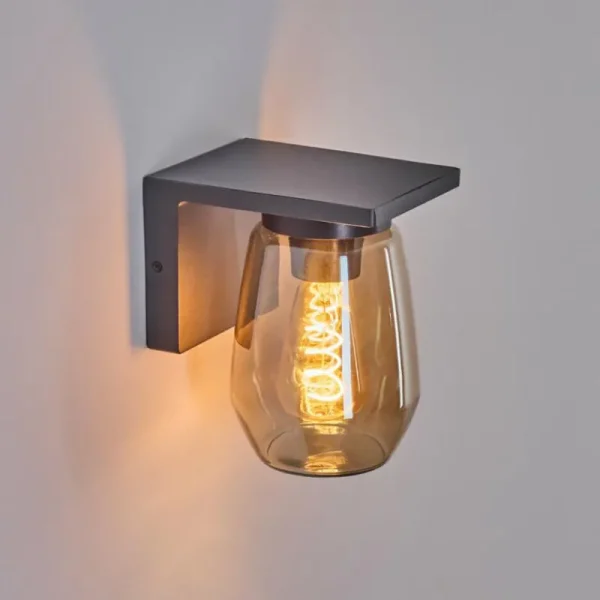hofstein Applique murale d'extérieur Aquin Anthracite, 1 lumière* Lampes Modernes