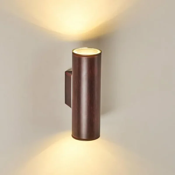 hofstein Applique murale d'extérieur Brachy LED Rouge, Noir, 2 lumières* Lampes Modernes