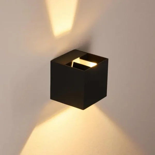 hofstein Applique murale d'extérieur Fauderup LED Anthracite, 2 lumières* Lampes Modernes
