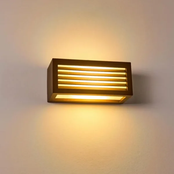 hofstein Applique murale d'extérieur Naldmadebro Brun, 1 lumière* Lampes Modernes