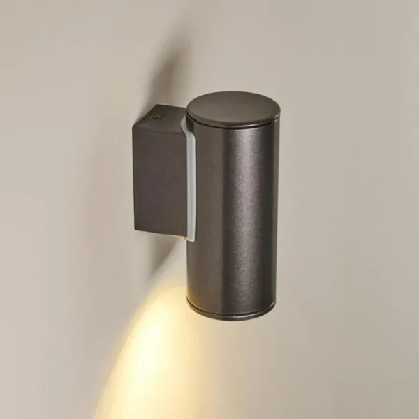 hofstein Applique murale d'extérieur Brachy LED Noir, 2 lumières* Lampes Modernes