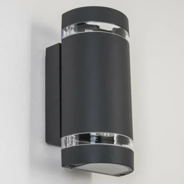 hofstein Applique murale d'extérieur Tagish Anthracite, 2 lumières* Lampes Modernes