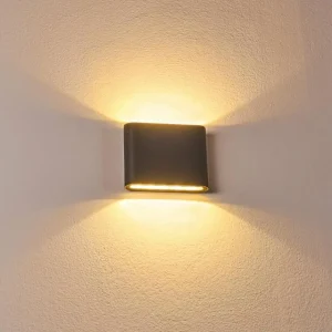 hofstein Applique murale d'extérieur Tinglev LED Anthracite, 2 lumières* Lampes Modernes