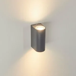 hofstein Applique murale d'extérieur Kingstown Anthracite, 2 lumières* Lampes Modernes