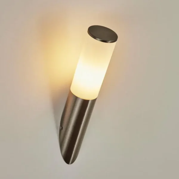 hofstein Applique murale d'extérieur Caserta Nickel mat, 1 lumière* Lampes Modernes
