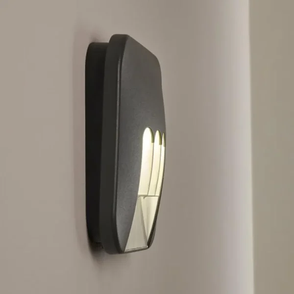 hofstein Applique murale d'extérieur Silvso LED Anthracite, 4 lumières* Lampes Modernes