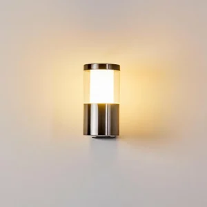 hofstein Applique murale d'extérieur Leon LED Nickel mat, 1 lumière* Lampes Modernes
