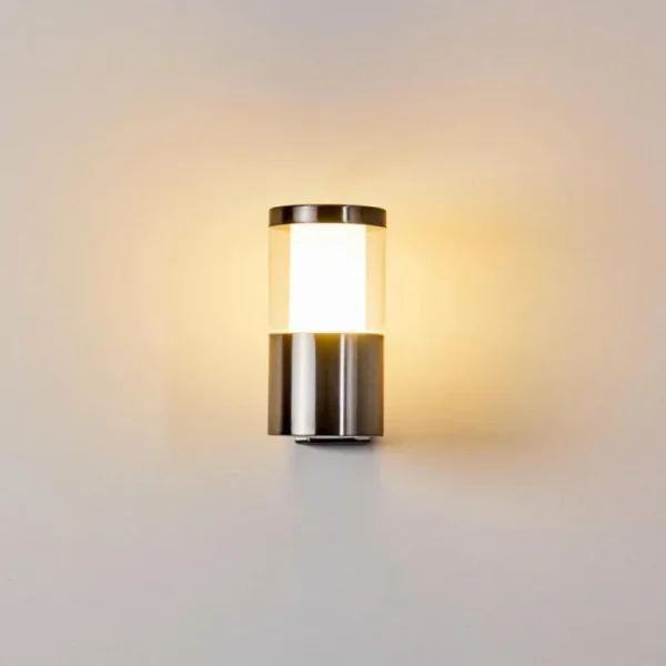 hofstein Applique murale d'extérieur Leon LED Nickel mat, 1 lumière* Lampes Modernes