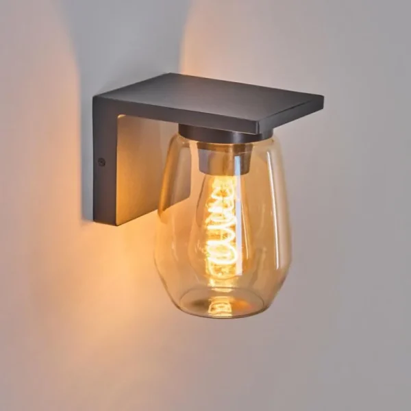 hofstein Applique murale d'extérieur Aquin Anthracite, 1 lumière* Lampes Modernes