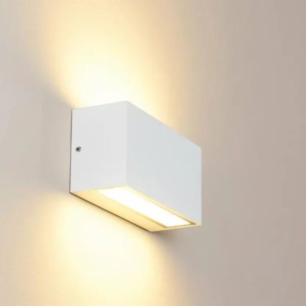 hofstein Applique murale d'extérieur Duluth LED Blanc, 1 lumière* Lampes Modernes