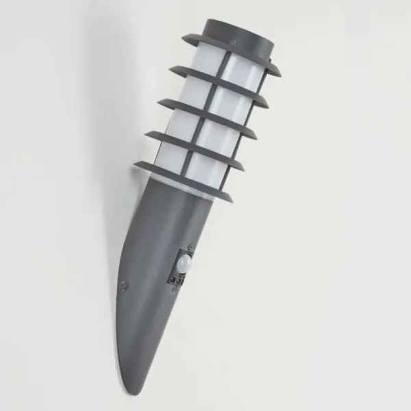 hofstein Applique murale d'extérieur Tunes Anthracite, 1 lumière, Détecteur de mouvement* Lampes Modernes