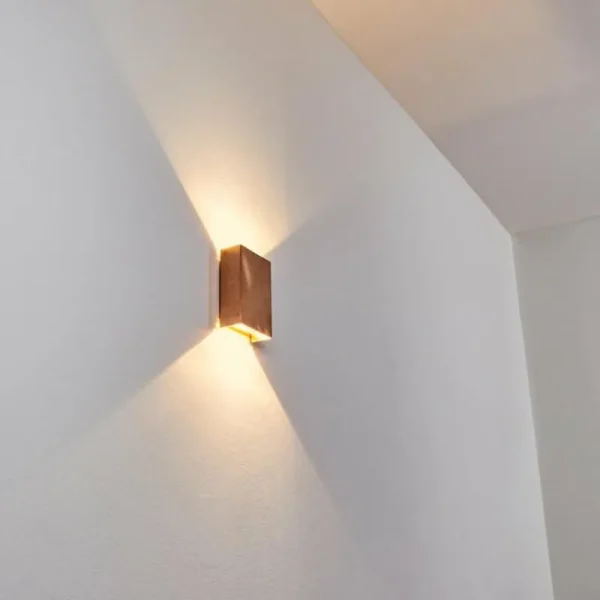 hofstein Applique murale d'extérieur Benin LED Cuivre, 1 lumière* Lampes Modernes