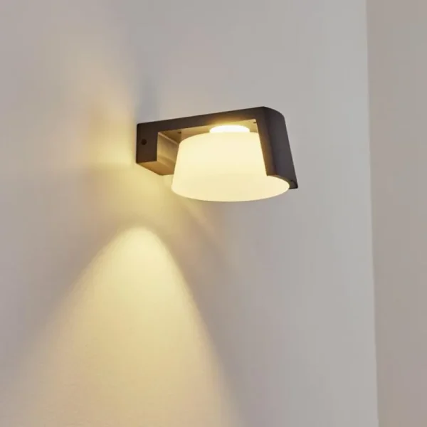 hofstein Applique murale d'extérieur Lafite Anthracite, 1 lumière* Lampes Modernes