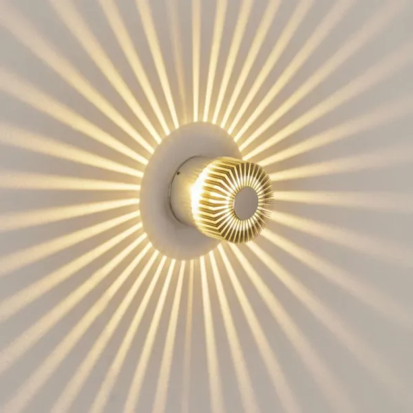 hofstein Applique murale d'extérieur Vilches LED Aluminium, Argenté, 1 lumière* Lampes Modernes