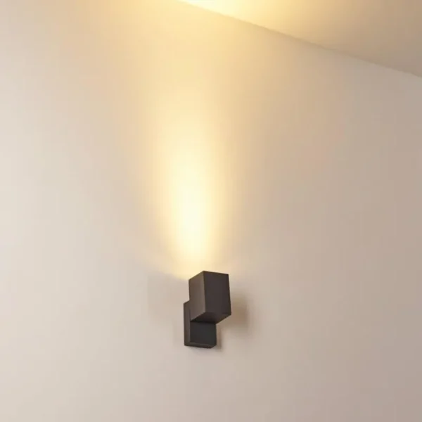 hofstein Applique murale d'extérieur Bregenz LED Anthracite, 1 lumière* Lampes Modernes