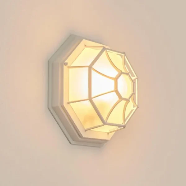 hofstein Applique murale d'extérieur Ibacache Blanc, 1 lumière* Lampes Modernes