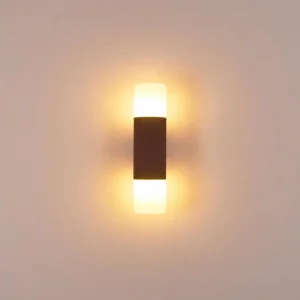 hofstein Applique murale d'extérieur Buhrkall Rouille, 2 lumières* Lampes Modernes