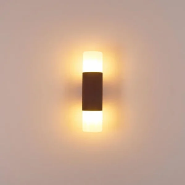 hofstein Applique murale d'extérieur Buhrkall Rouille, 2 lumières* Lampes Modernes
