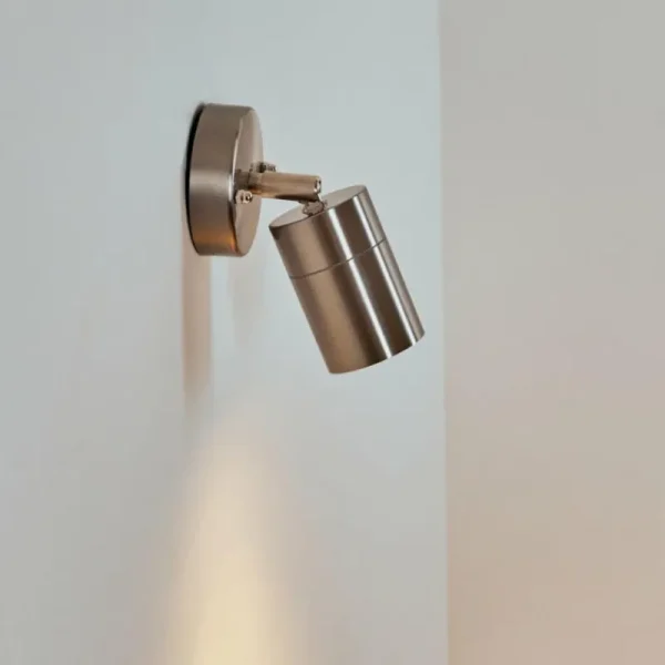 hofstein Applique murale d'extérieur Corneda Acier inoxydable, 1 lumière* Lampes Modernes