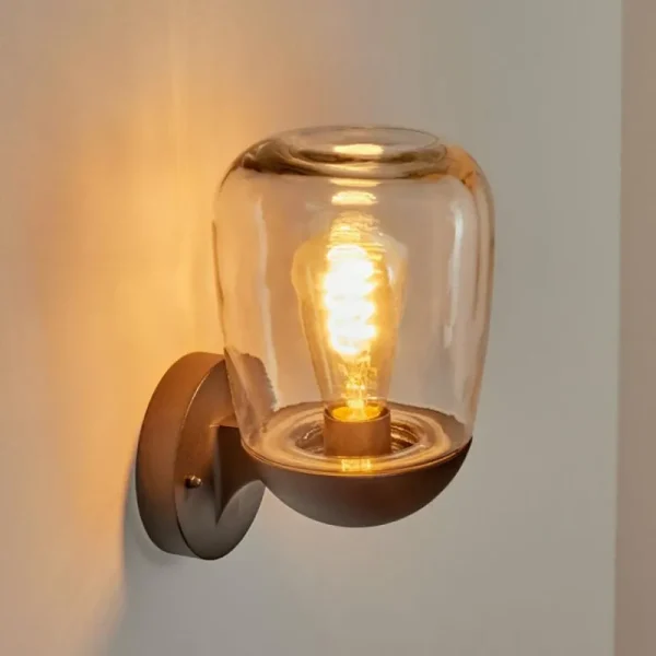 hofstein Applique murale d'extérieur Ystheim Noir, 1 lumière* Lampes Modernes