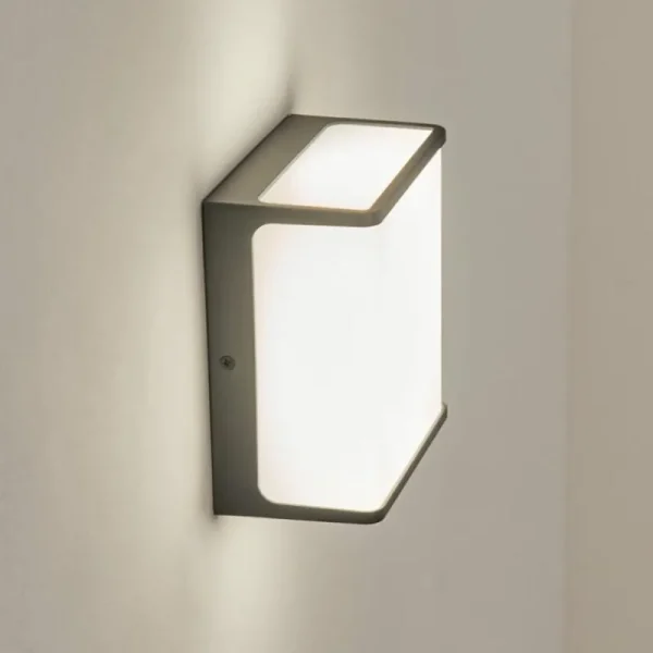 hofstein Applique murale d'extérieur Burseryd LED Anthracite, Blanc, 1 lumière* Lampes Modernes