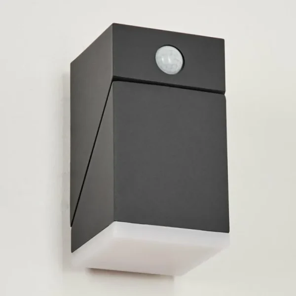 hofstein Applique murale d'extérieur Toogong LED Anthracite, 1 lumière, Détecteur de mouvement* Lampes Modernes