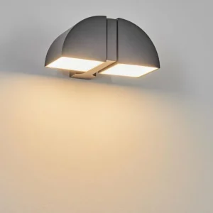 hofstein Applique murale d'extérieur Kontenga LED Anthracite, 2 lumières* Lampes Modernes