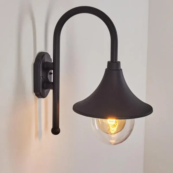 hofstein Applique murale d'extérieur Brilliant Berna Noir, 1 lumière* Lampes Modernes